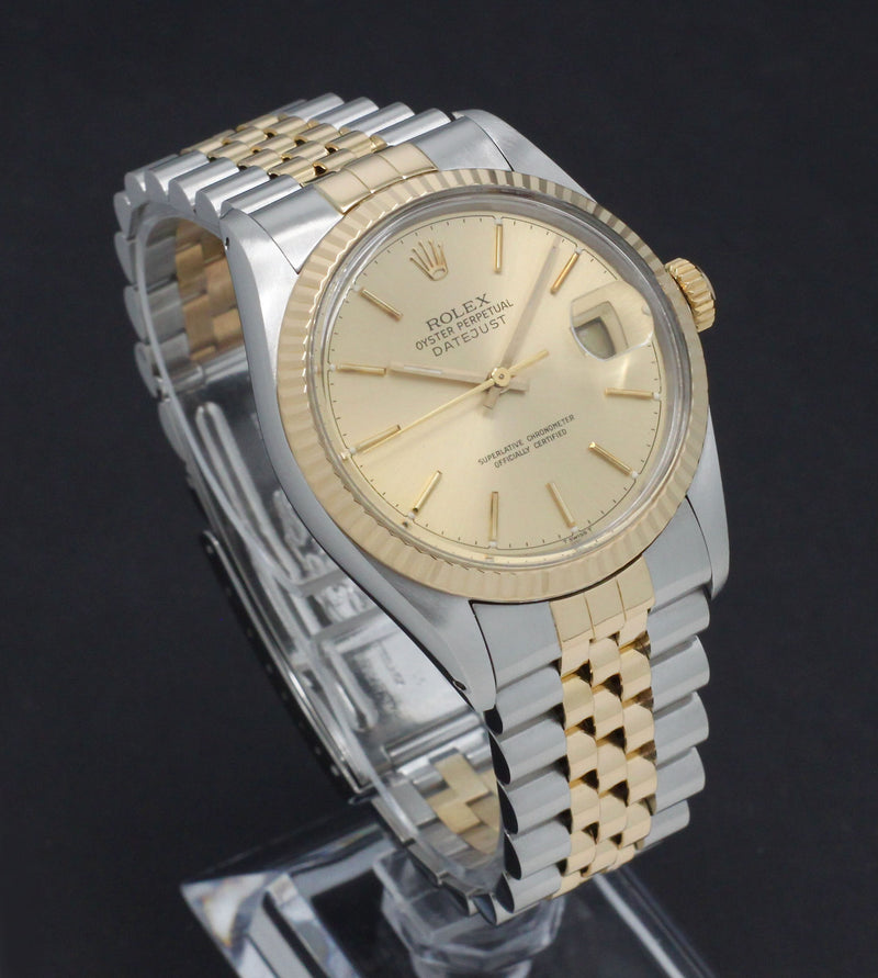 Rolex Datejust 16013 - 1986 - Rolex horloge - Rolex kopen - Rolex heren horloge - Trophies Watches