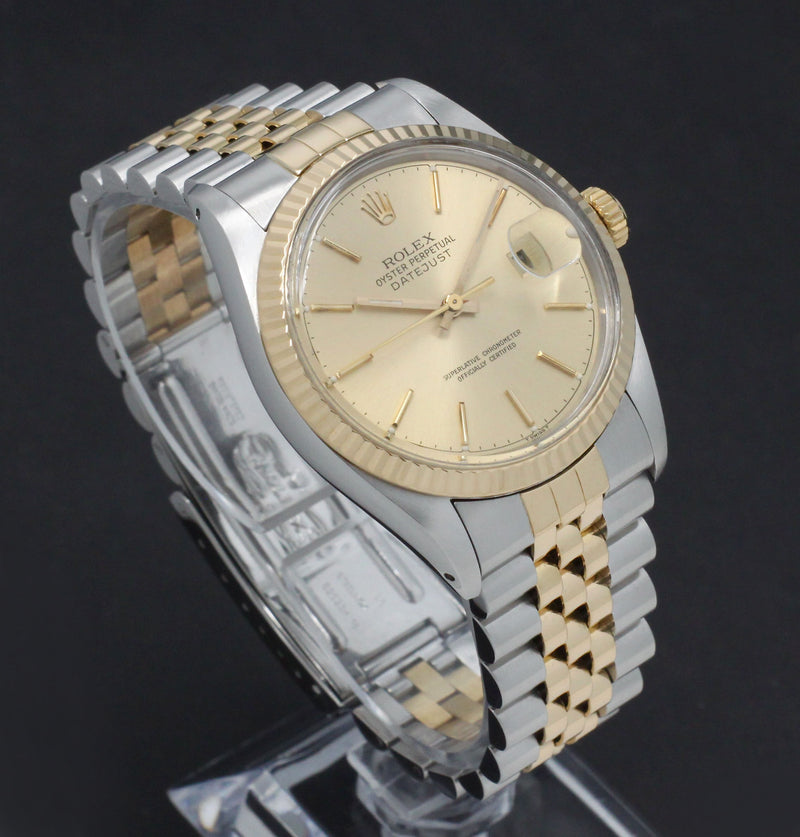 Rolex Datejust 16013 - 1986 - Rolex horloge - Rolex kopen - Rolex heren horloge - Trophies Watches