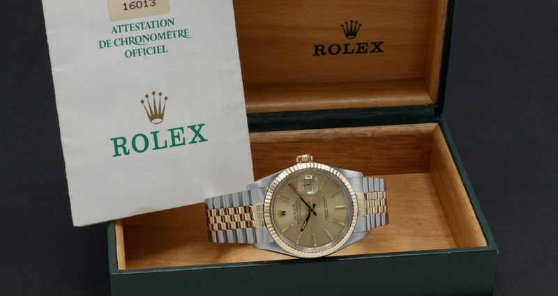 Rolex Datejust 16013 - 1986 - Rolex horloge - Rolex kopen - Rolex heren horloge - Trophies Watches