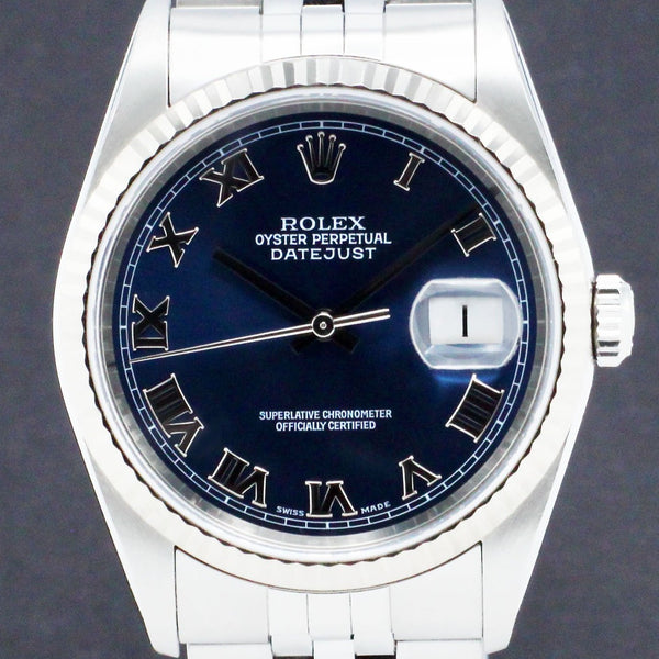 Rolex Datejust 16234 - 2005 - Rolex horloge - Rolex kopen - Rolex heren horloge - Trophies Watches