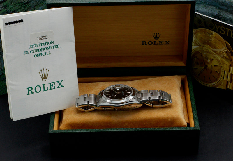 Rolex Oyster Perpetual Date 15200 - 1999 - Rolex horloge - Rolex kopen - Rolex heren horloge - Trophies Watches