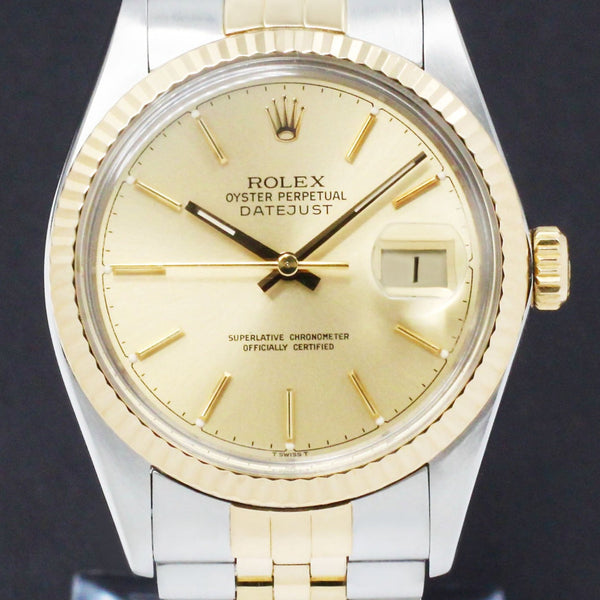 Rolex Datejust 16013 - 1986 - Rolex horloge - Rolex kopen - Rolex heren horloge - Trophies Watches