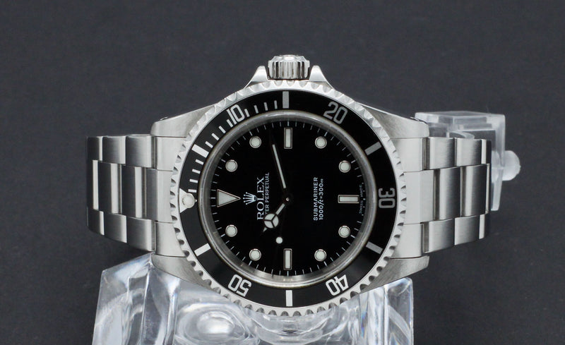 Rolex Submariner 14060 - 2001 - Rolex horloge - Rolex kopen - Rolex heren horloge - Trophies Watches