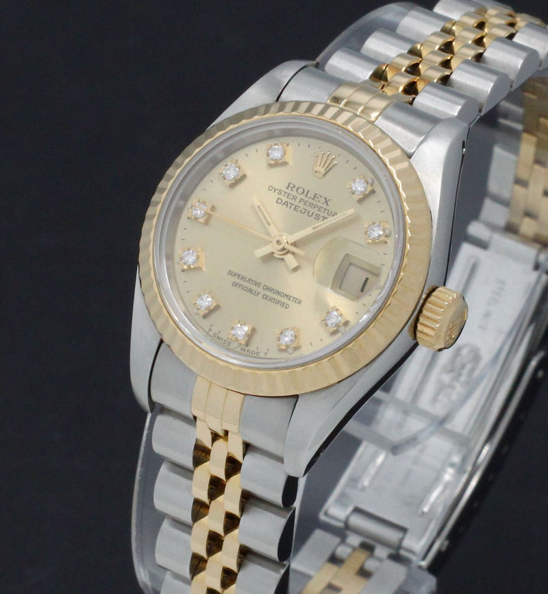 Rolex Lady-Datejust 69173G - 1992 - Rolex horloge - Rolex kopen - Rolex dames horloge - Trophies Watches