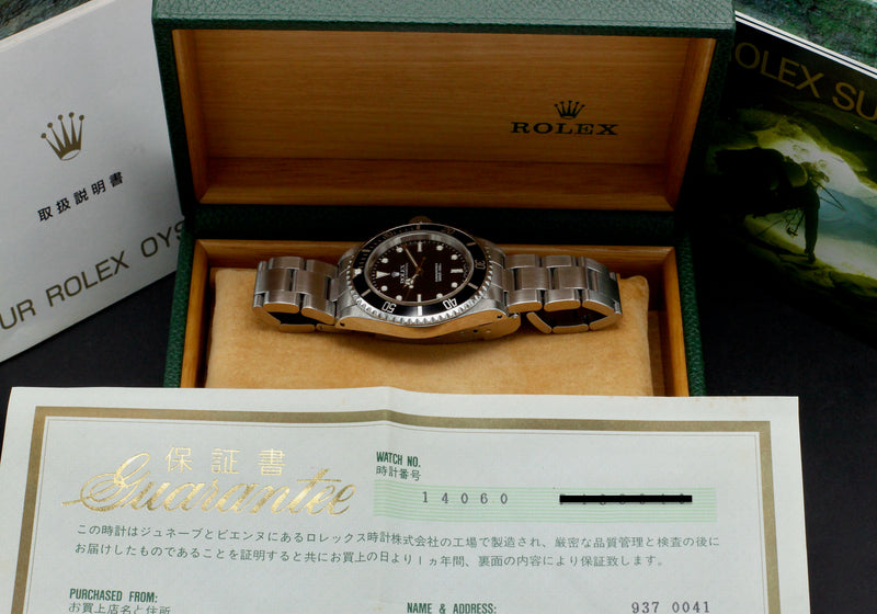 Rolex Submariner 14060 - 2001 - Rolex horloge - Rolex kopen - Rolex heren horloge - Trophies Watches