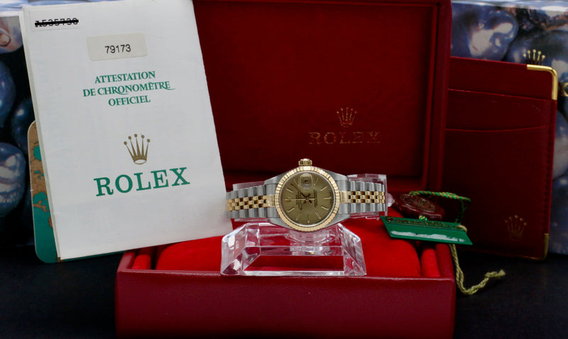 Rolex Lady-Datejust 79173 - 2000 - Rolex horloge - Rolex kopen - Rolex dames horloge - Trophies Watches