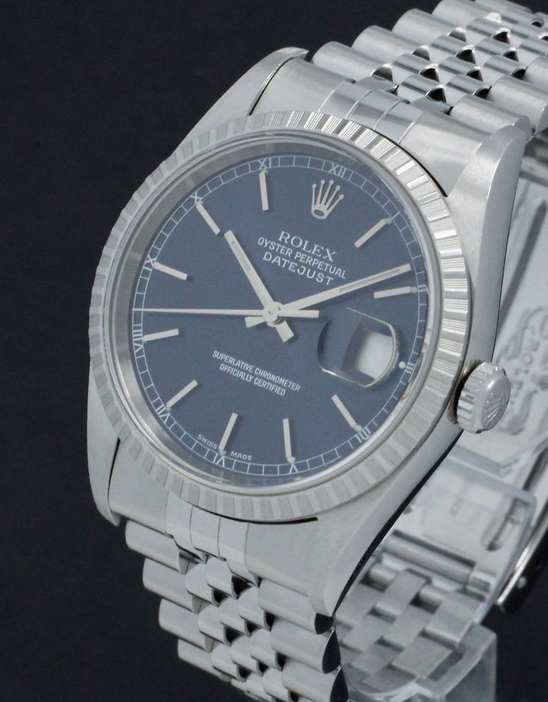 Rolex Datejust 16220 - 2001 - Rolex horloge - Rolex kopen - Rolex heren horloge - Trophies Watches