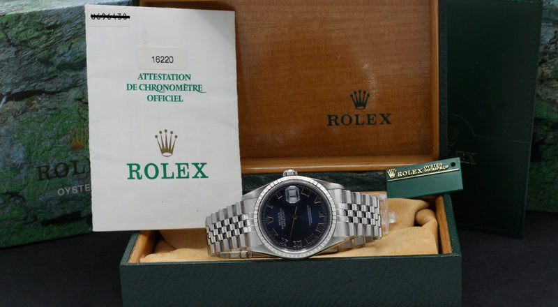 Rolex Datejust 16220 - 1998 - Rolex horloge - Rolex kopen - Rolex heren horloge - Trophies Watches