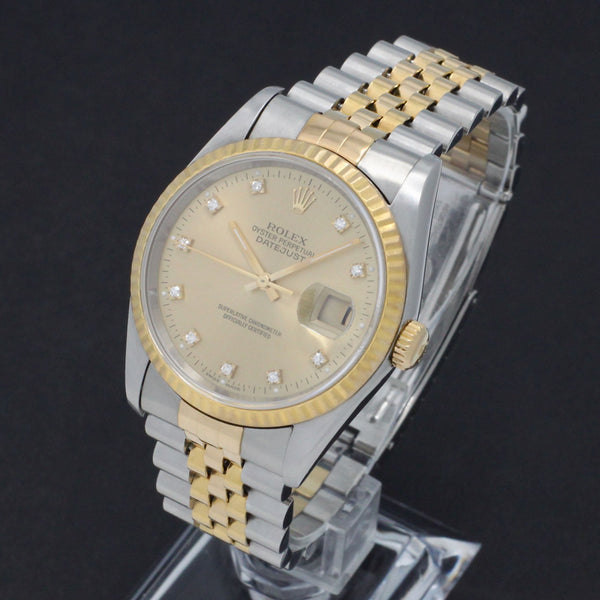 Rolex Datejust 16233G - 1995 - Rolex horloge - Rolex kopen - Rolex heren horloge - Trophies Watches