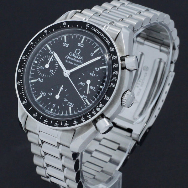 Omega Speedmaster Reduced 3510.50.00 39mm. Opwinden, Automatisch. Materiaal horlogekast, Staal. Materiaal horlogeband, Staal. Jaar, 1998. Omega heren horloge.