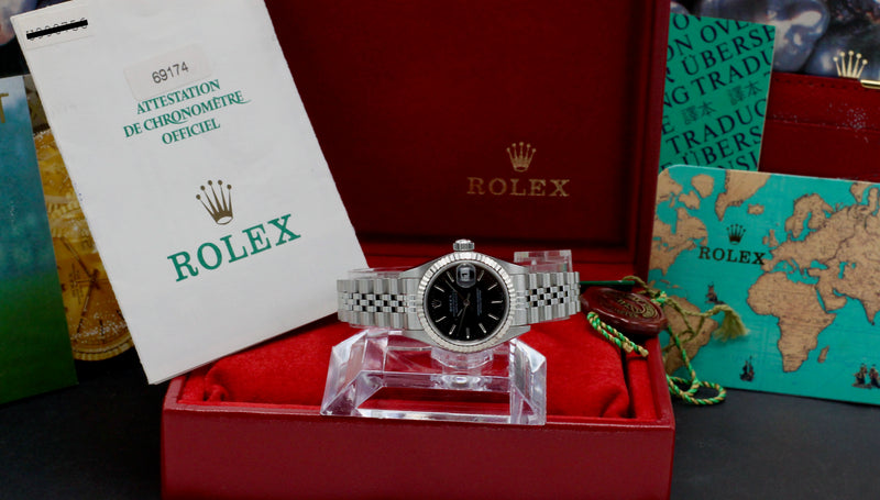 Rolex Oyster Perpetual Lady Datejust 69174 - 1999 - Rolex horloge - Rolex kopen - Rolex dames horloge - Trophies Watches