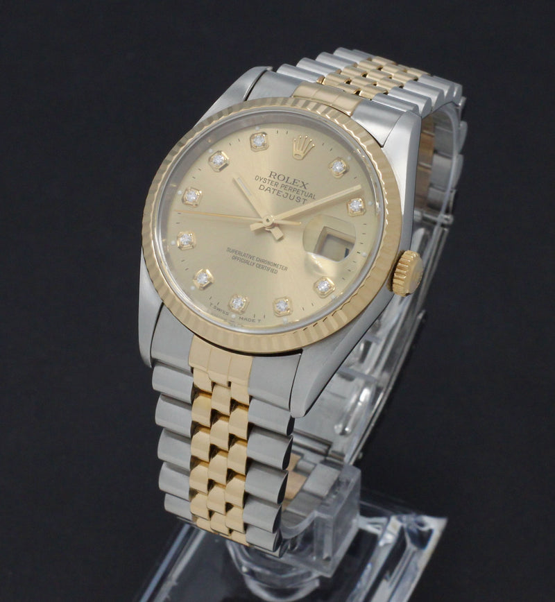 Rolex Datejust 16233G - 1996 - Rolex horloge - Rolex kopen - Rolex heren horloge - Trophies Watches