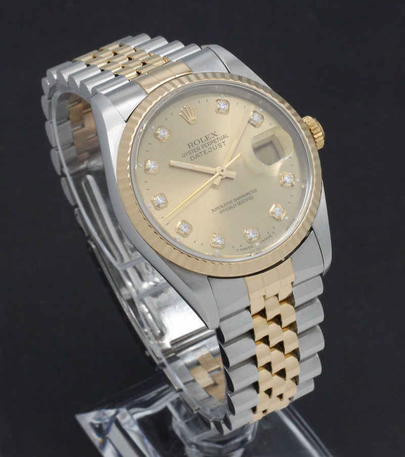 Rolex Datejust 16233G - 1996 - Rolex horloge - Rolex kopen - Rolex heren horloge - Trophies Watches