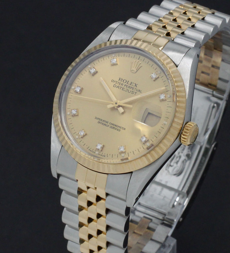 Rolex Datejust 16013G - 1987 - Rolex horloge - Rolex kopen - Rolex heren horloge - Trophies Watches