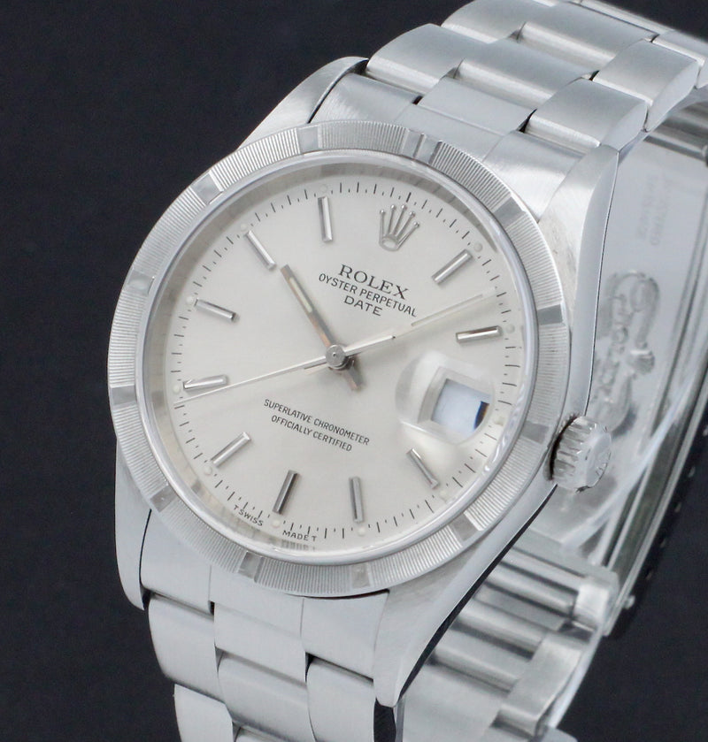 Rolex Oyster Perpetual Date 15210 - 1997 - Rolex horloge - Rolex kopen - Rolex heren horloge - Trophies Watches