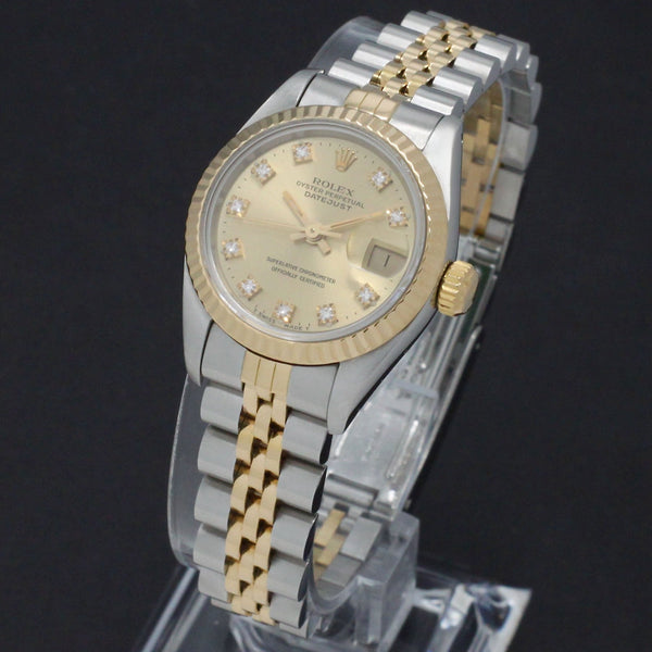 Rolex Lady-Datejust 69173G - 1991 - Rolex horloge - Rolex kopen - Rolex dames horloge - Trophies Watches