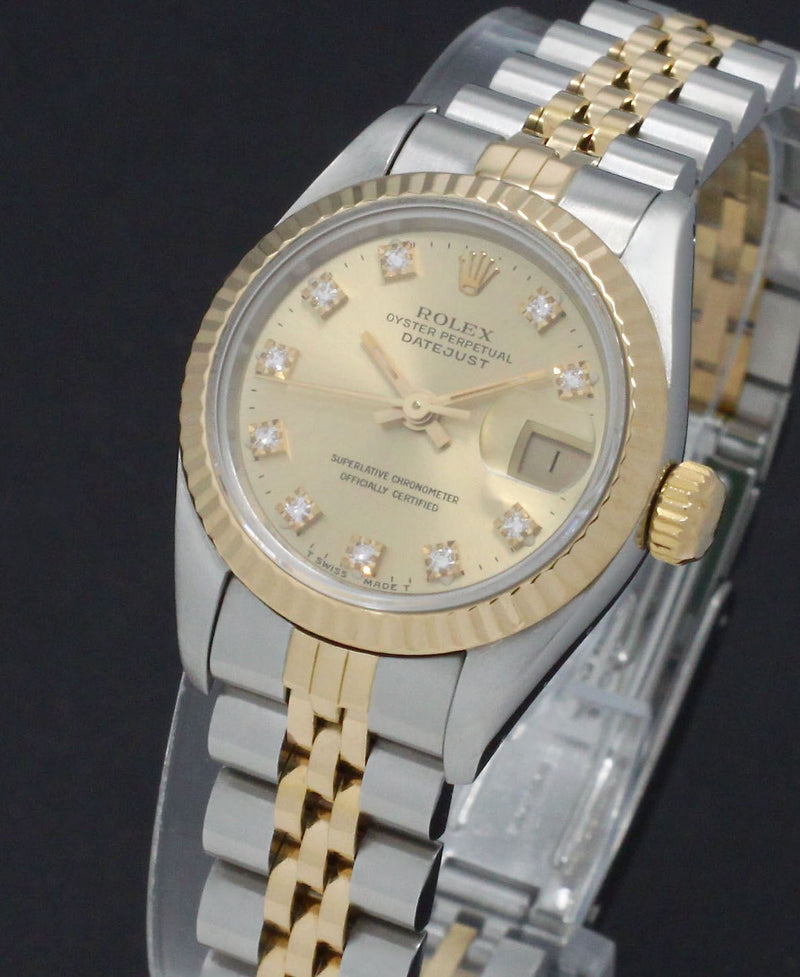 Rolex Lady-Datejust 69173G - 1991 - Rolex horloge - Rolex kopen - Rolex dames horloge - Trophies Watches