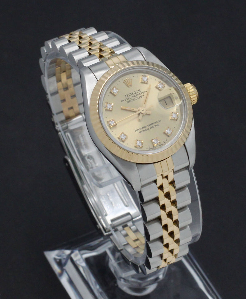 Rolex Lady-Datejust 69173G - 1991 - Rolex horloge - Rolex kopen - Rolex dames horloge - Trophies Watches