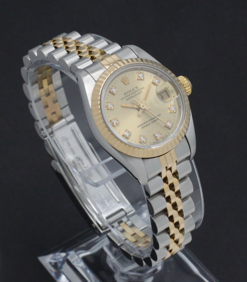 Rolex Lady-Datejust 69173G - 1991 - Rolex horloge - Rolex kopen - Rolex dames horloge - Trophies Watches