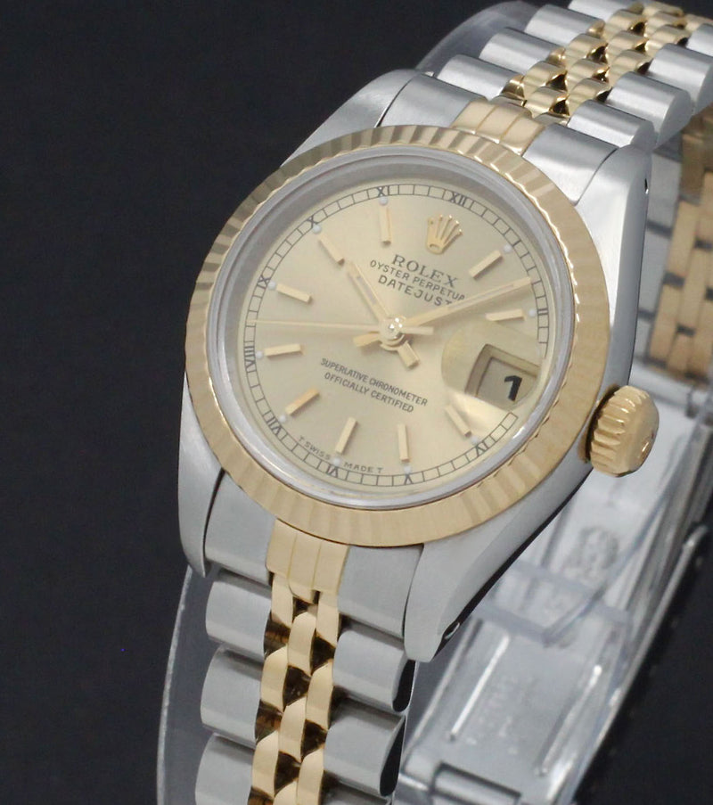 Rolex Lady-Datejust 69173 - 1990 - Rolex horloge - Rolex kopen - Rolex dames horloge - Trophies Watches