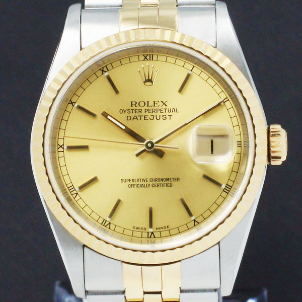 Rolex Datejust 16233 - 2002 - Rolex horloge - Rolex kopen - Rolex heren horloge - Trophies Watches