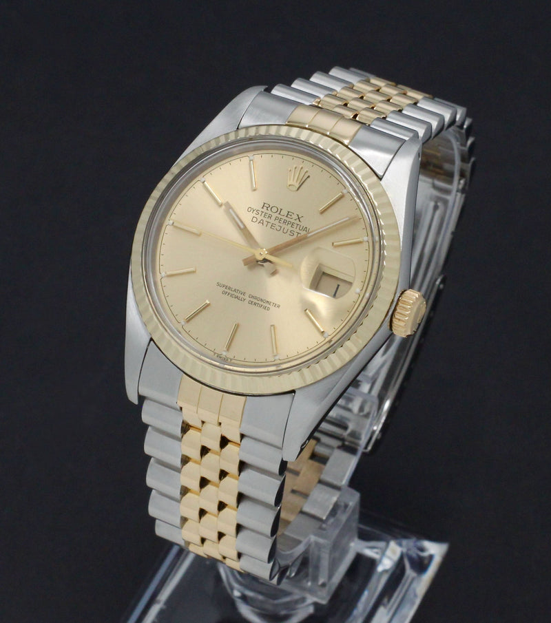 Rolex Datejust 16013 - 1987 - Rolex horloge - Rolex kopen - Rolex heren horloge - Trophies Watches