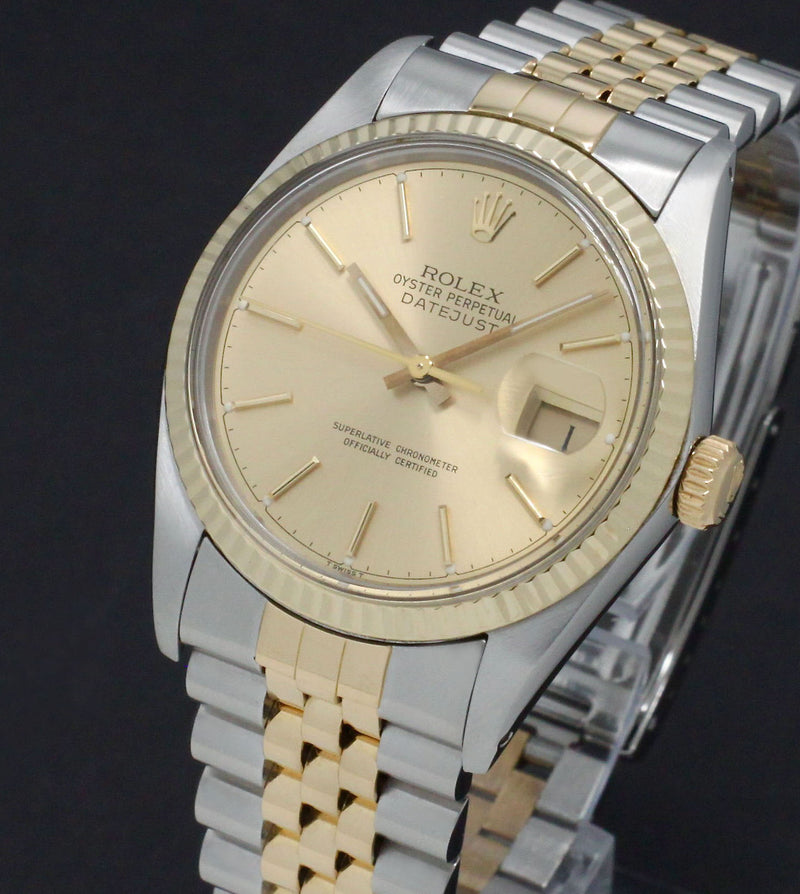 Rolex Datejust 16013 - 1987 - Rolex horloge - Rolex kopen - Rolex heren horloge - Trophies Watches