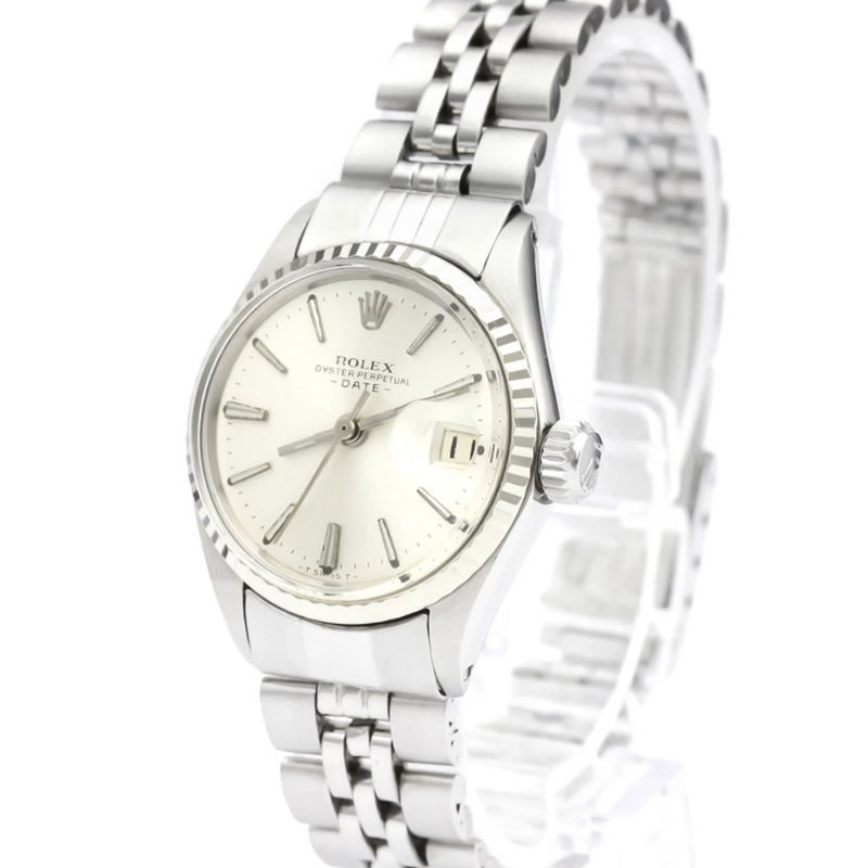 Rolex Oyster Perpetual Lady Date 6517 - 1971 - Rolex horloge - Rolex kopen - Rolex dames horloge -  Trophies Watches